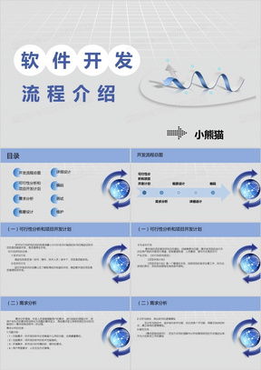 軟件ppt模板 軟件ppt模板下載 熊貓辦公